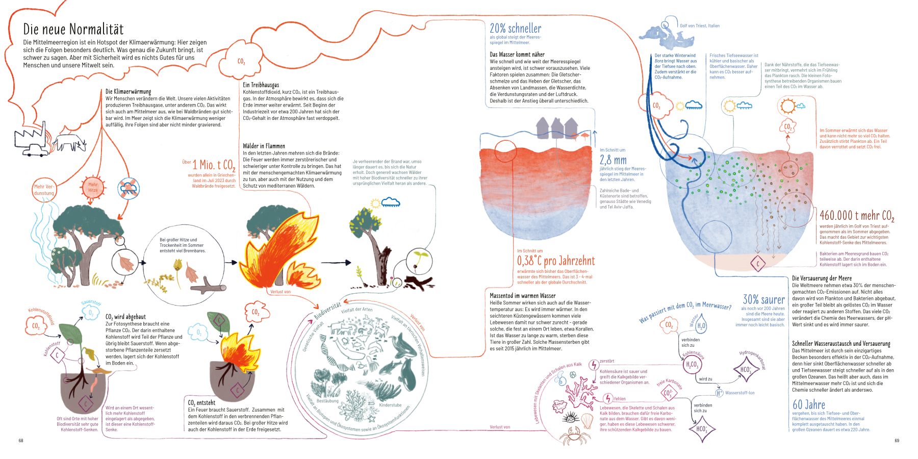 infografik klimawandel